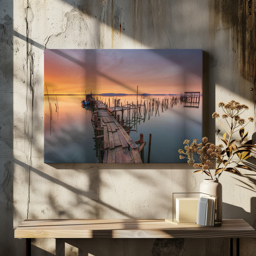 Artwork The last... Light48X36inches- Black Frame