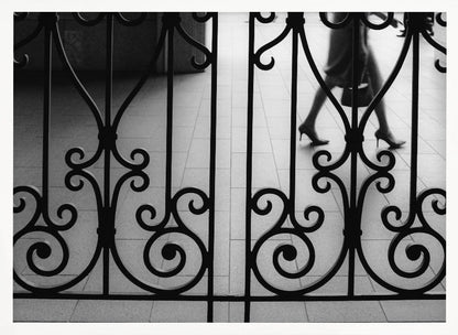 Artwork- street 15-20X16inches-In White Floating Frame
