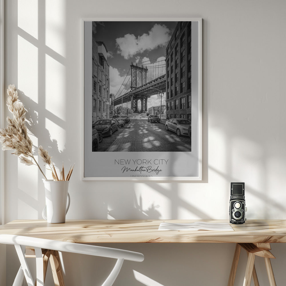 Wall art-NEW YORK CITY Manhattan Bridge