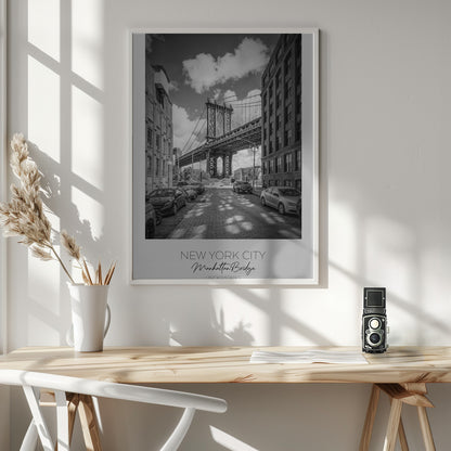 Wall art-NEW YORK CITY Manhattan Bridge