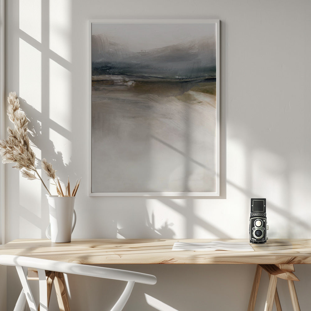 Artwork- Rural 6-24X36inches-In White Floating Frame