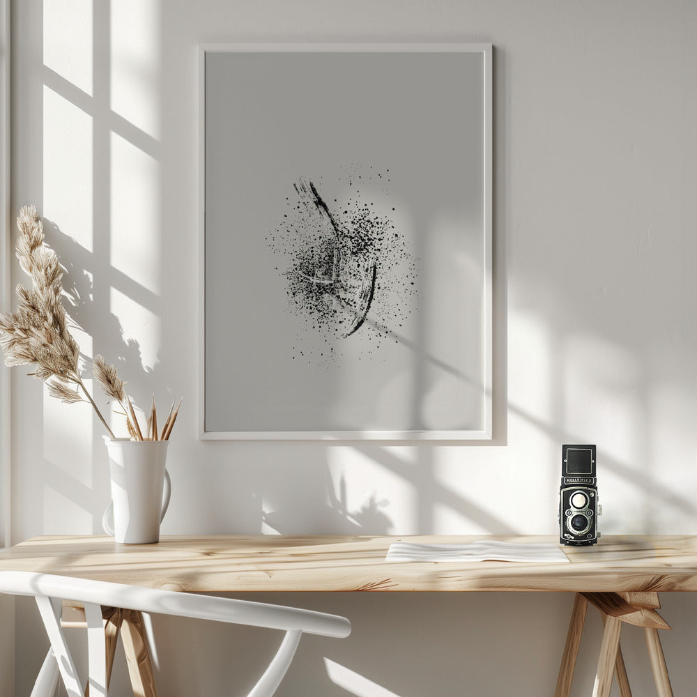 Wall art Brush splatters #2