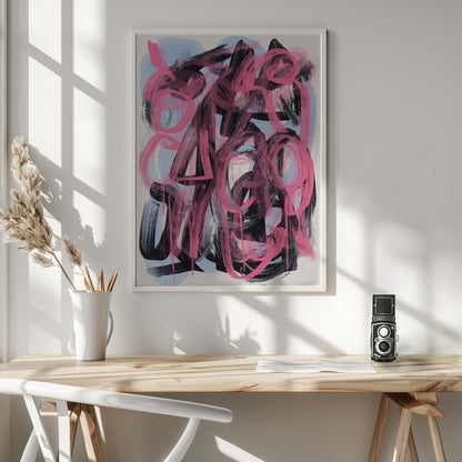 Abstract Art Canvas Print-wall-art-dry-brush-abstract-36X48