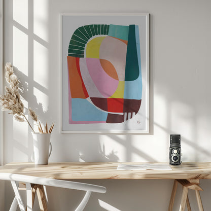 Abstract Art Canvas Print-wall-art-happiness-01-36X48