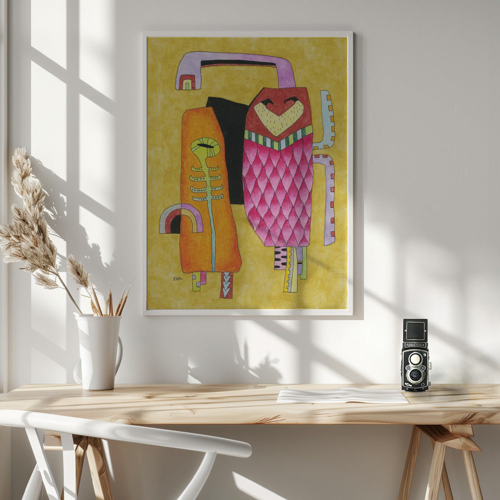 Abstract Art Canvas Print-wall-art-gladiolus-36X48