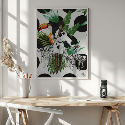 Artwork Like a Walk In the Park36X48inches- White Frame