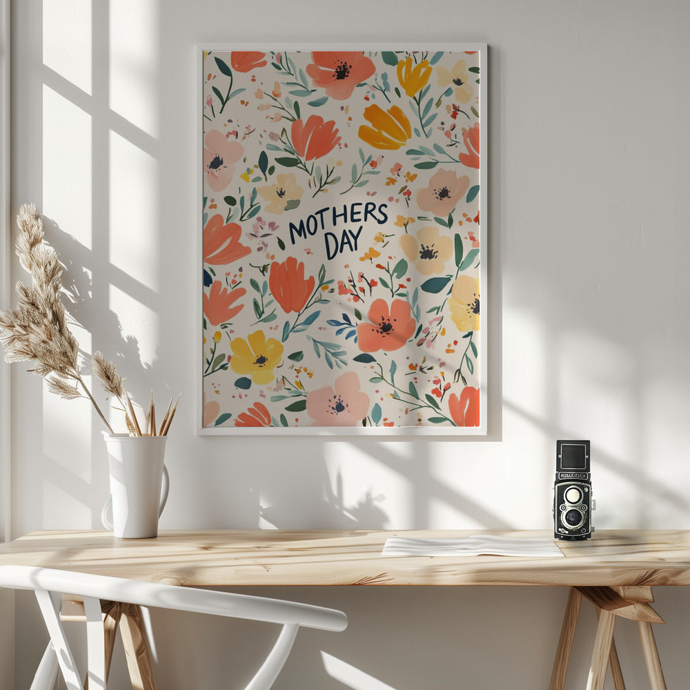 canvas prints Mothers day36X48inches- White Frame