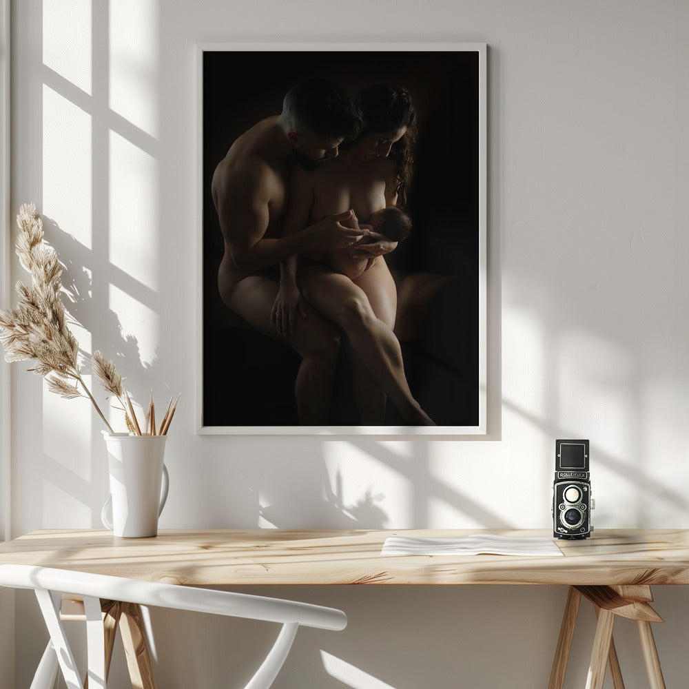 canvas prints Laura Naomi III36X48inches- White Frame