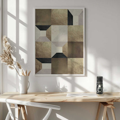 Wall art Geometric Gold Rhythm