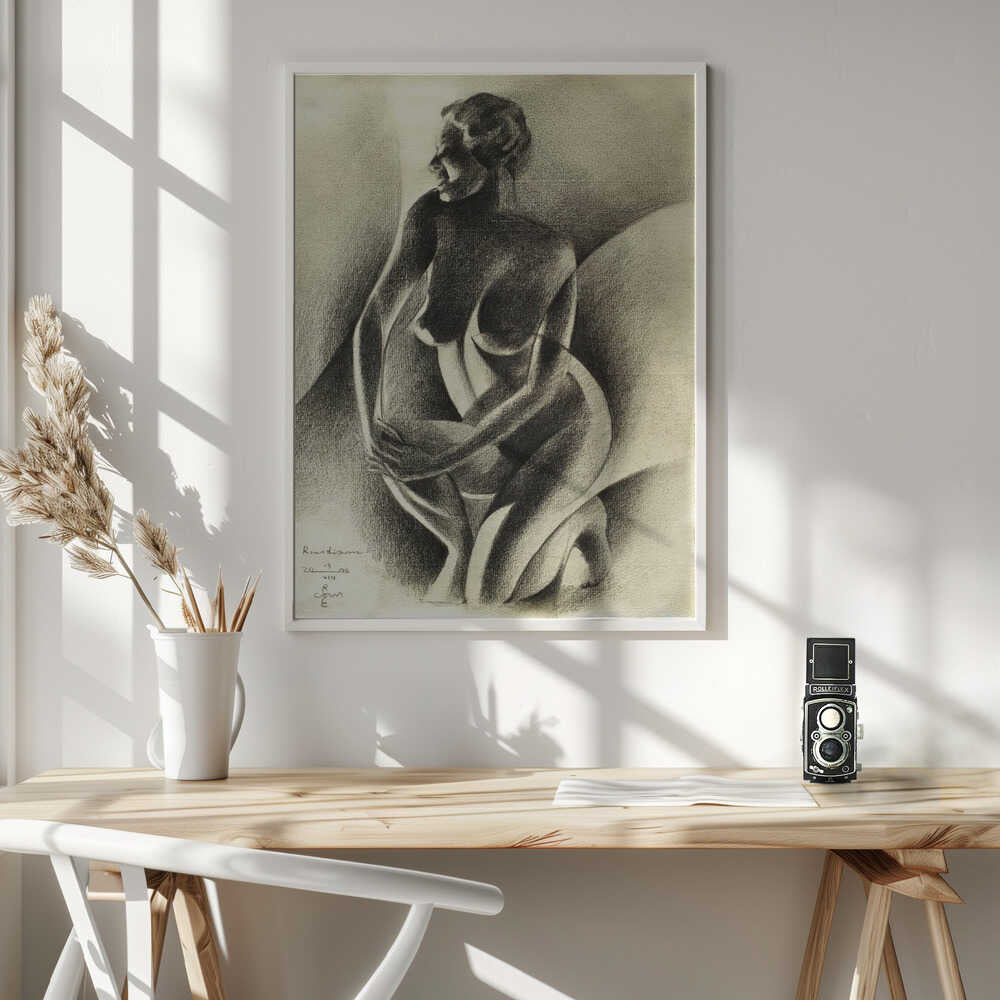 Wall art Cubist Style Nude Figure