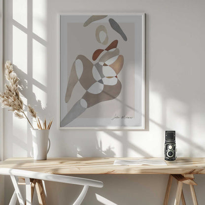 Wall art Flowing Silhouettes