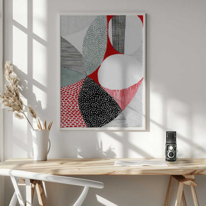 Wall art Geometric Patterns And Vivid Colors