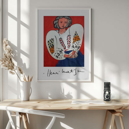 Artwork  Henri Matisse, La Camicetta Romena, 1940 24X36-inches