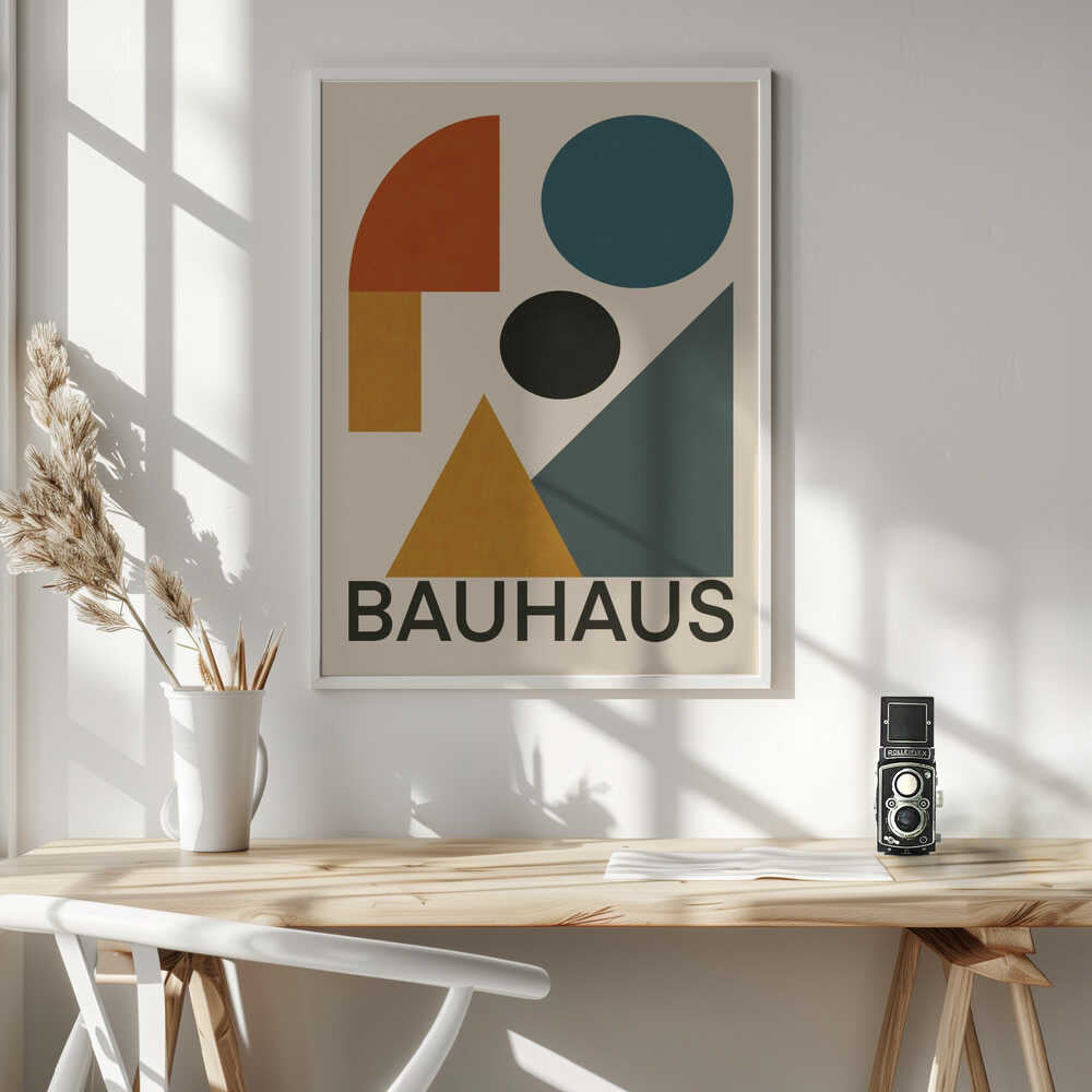Wall art Geometric Bauhaus Composition