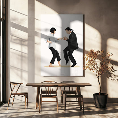  Pulp Fiction Wall Artwork In Black Floating Frame