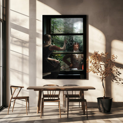 canvas prints A Kind Goodbye36X48inches- Black Frame