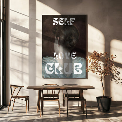 canvas prints Self Love Club No. 536X48inches- Black Frame