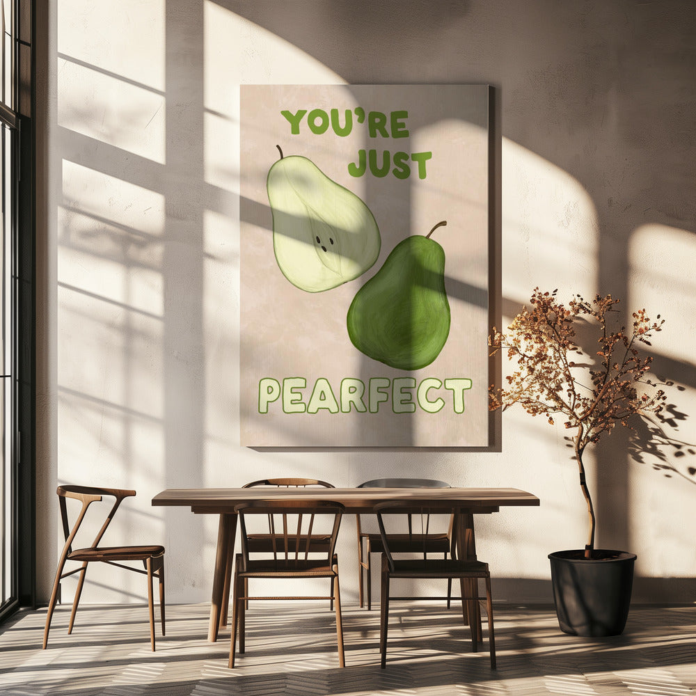 canvas prints Pearfect36X48inches- Black Frame