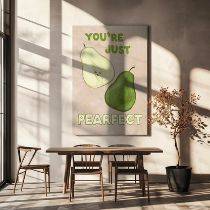 canvas prints Pearfect36X48inches- Black Frame