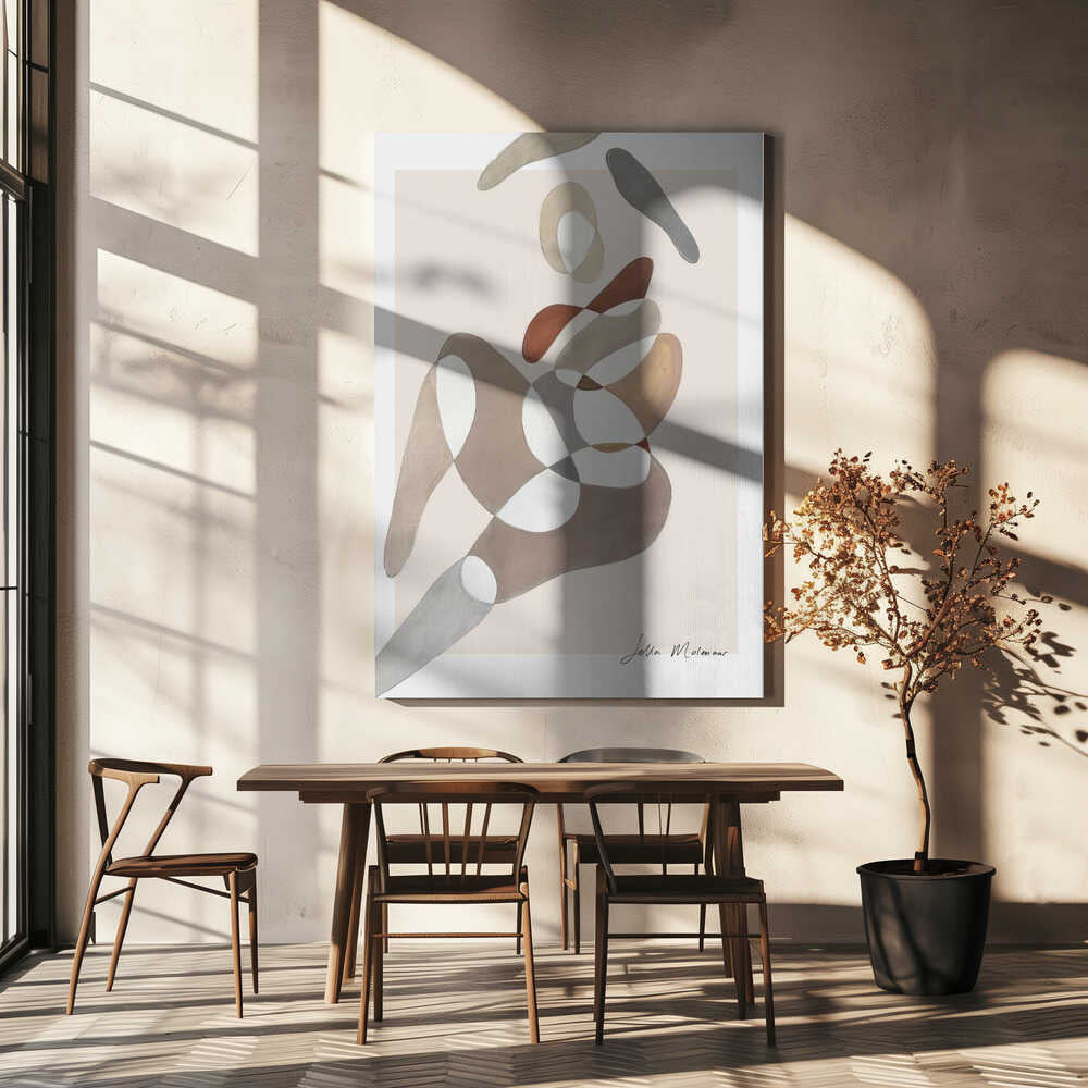 Wall art Flowing Silhouettes