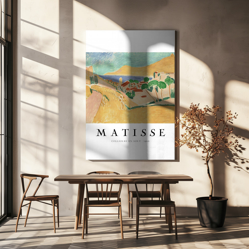 Artwork  Collioure En Aout Matisse -inches