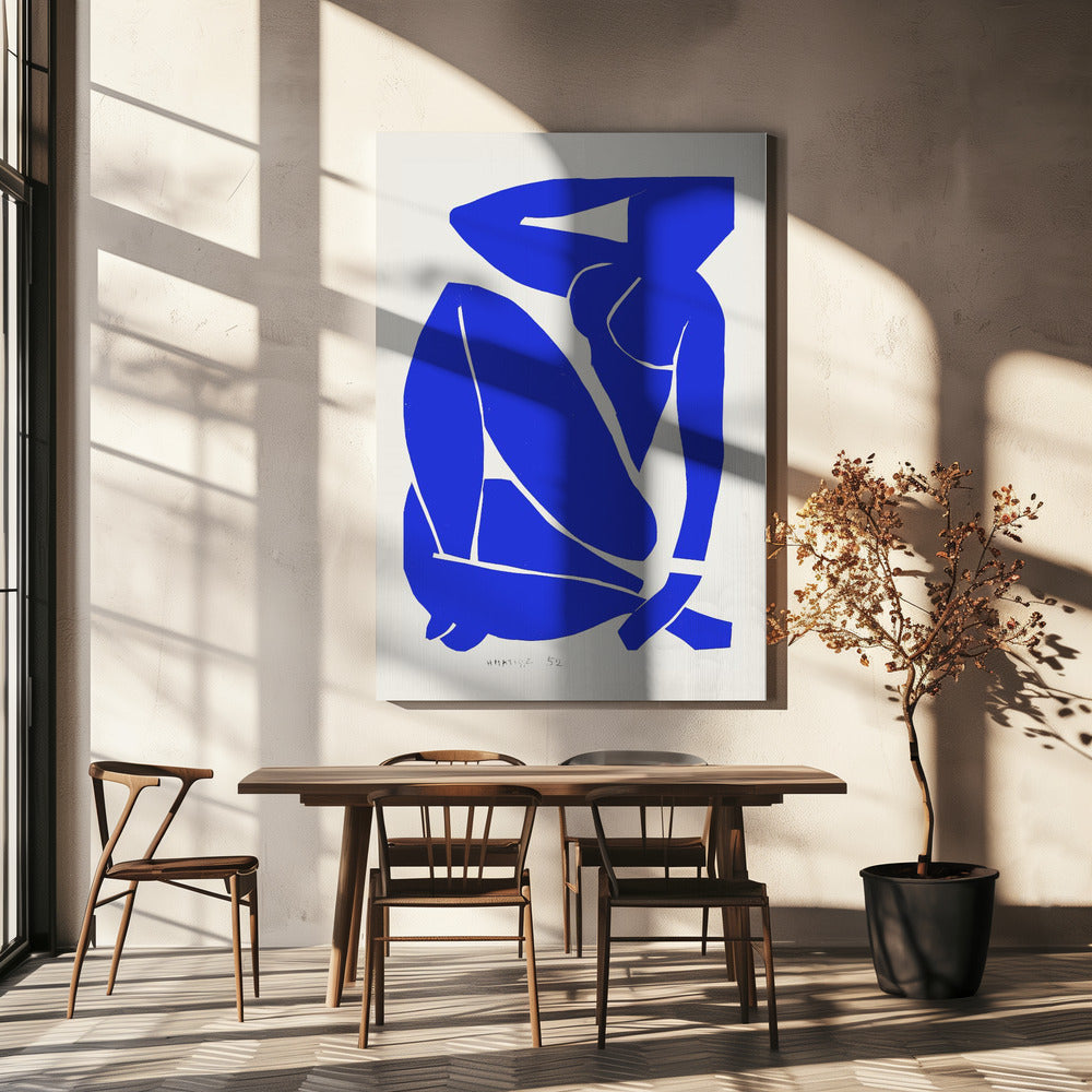 Artwork  Nudo Blu III 1952 -inches