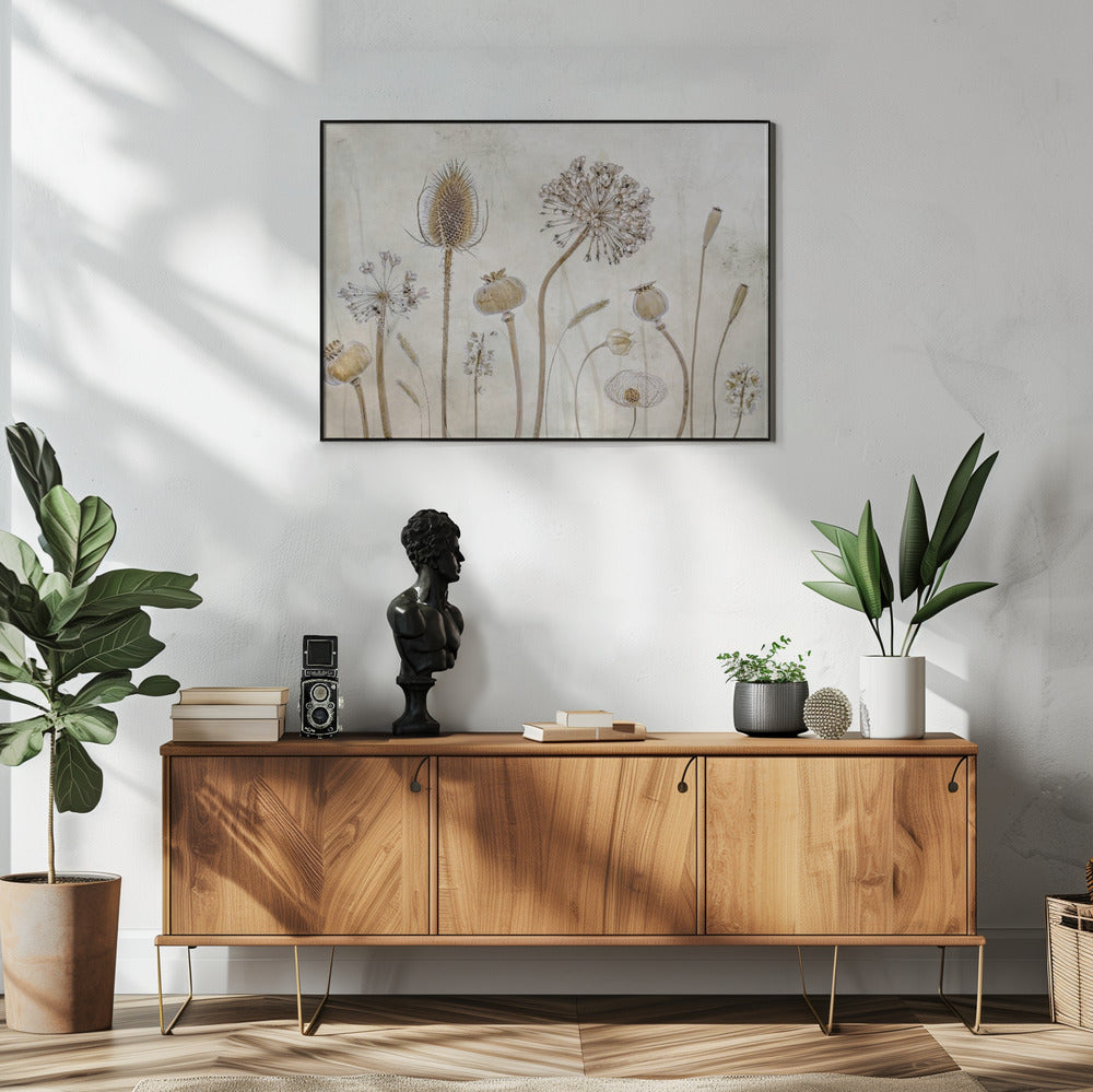  Growing old Wall Artwork In White Floating Frame