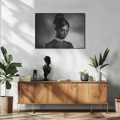 Artwork- The white pearls-48X36inches-Gallery Wrapped (Ready to Hang)
