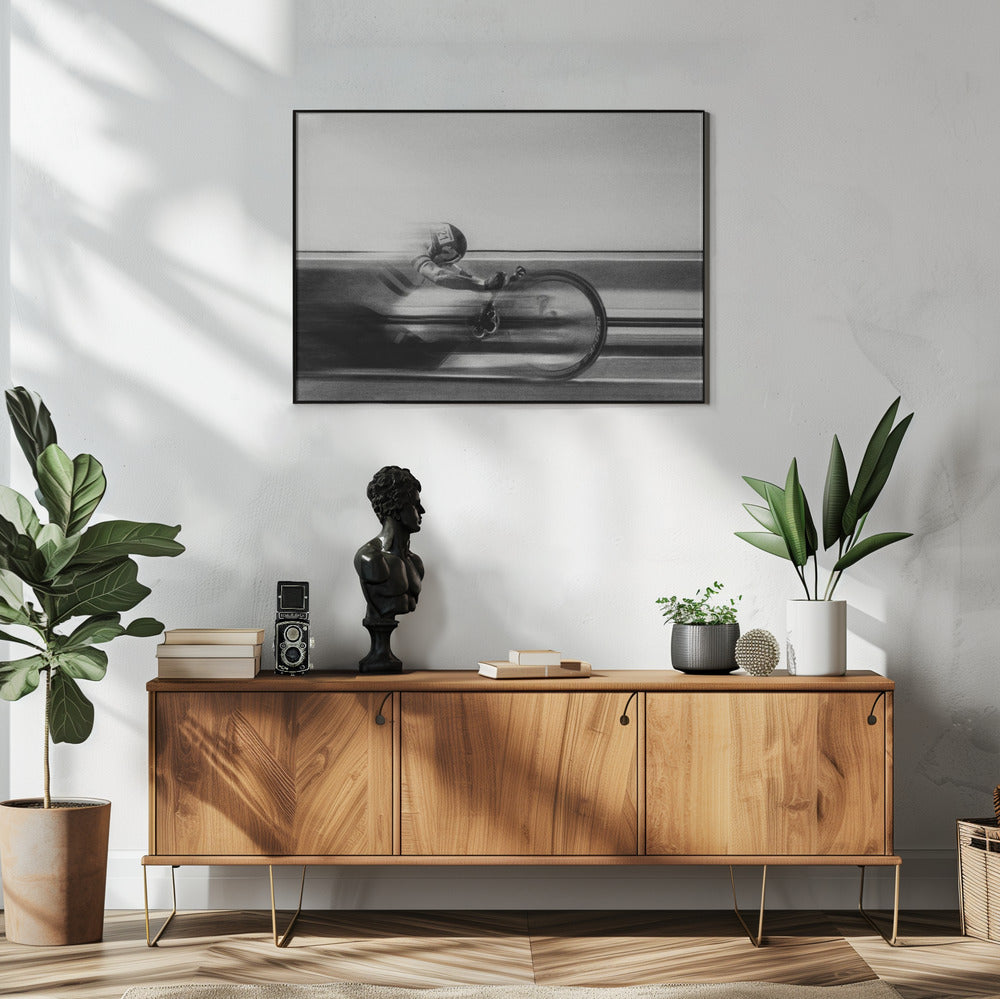 Artwork- Street Racer-48X36inches-Gallery Wrapped (Ready to Hang)