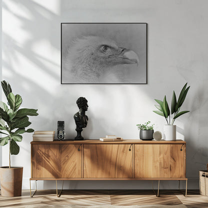 Artwork- Bald eagle-48X36inches-Gallery Wrapped (Ready to Hang)