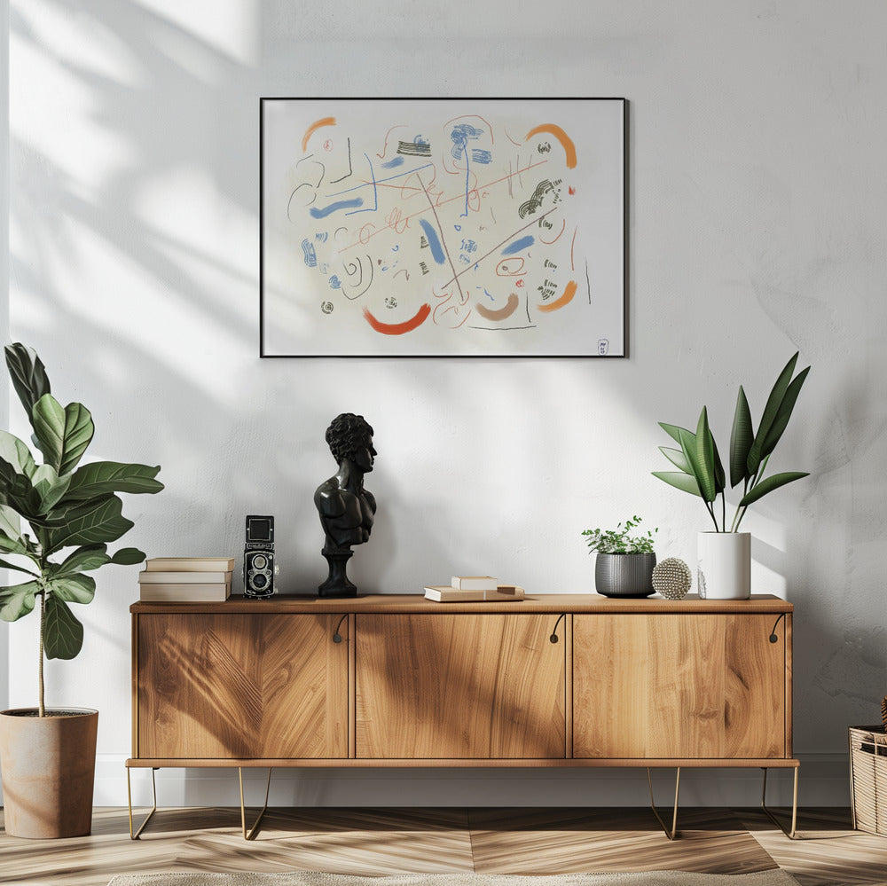 Abstract Art Canvas Print-wall-art-tang-48X36inches