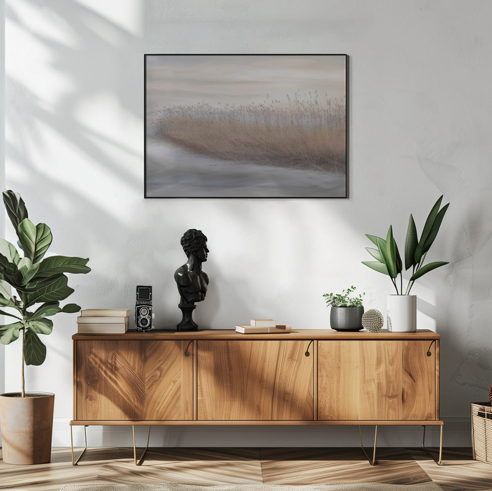 Artwork- Winter Reed-48X36inches-Gallery Wrapped (Ready to Hang)