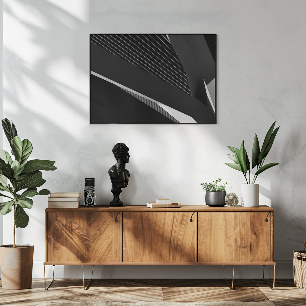 Artwork- Abstraction of a swan-48X36inches-Gallery Wrapped (Ready to Hang)