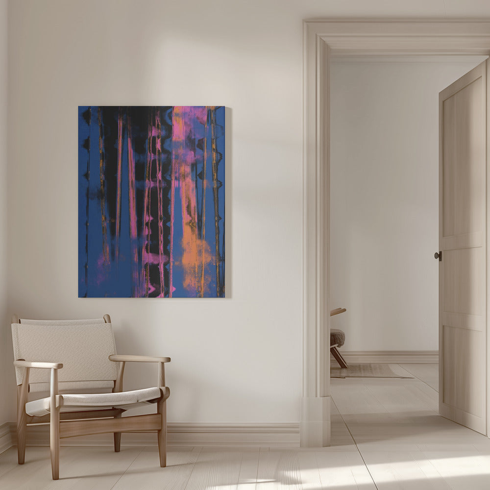  Time Machine (Blue) Wall Artwork 0