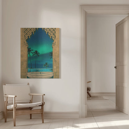 Artwork Portal In To The Night16X20- inches- White Frame
