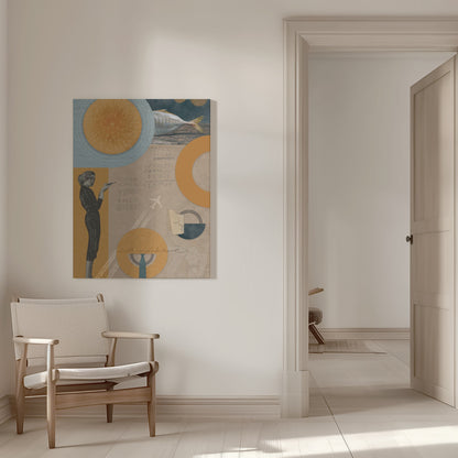 Abstract Art Canvas Print-wall-art-let-039-s-misbehave-inches
