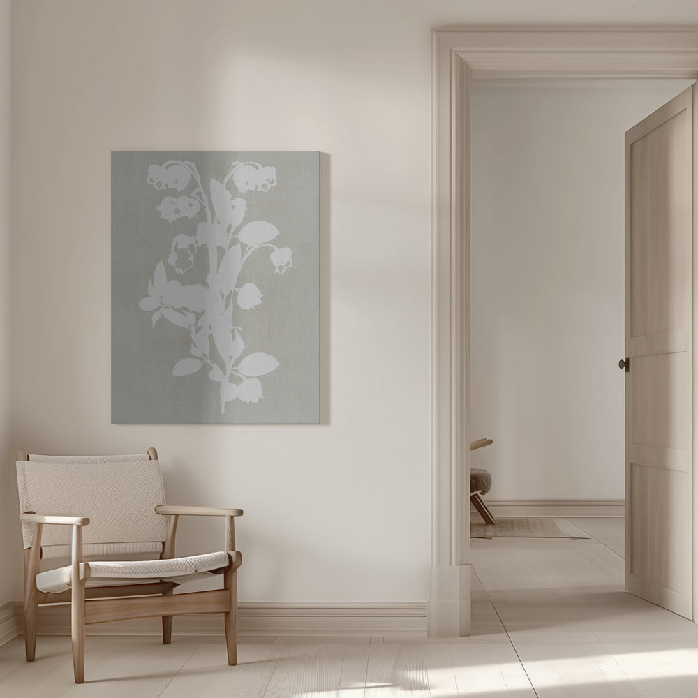 Artwork- Botanical Illustration 12-36X48inches-In White Floating Frame