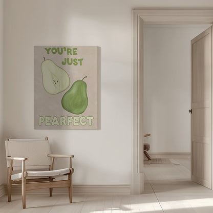 canvas prints Pearfect16X20inches- White Frame
