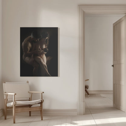 canvas prints Laura Naomi III16X20inches- White Frame