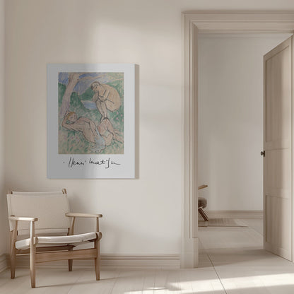 Artwork  Baigneurs Autographed -inches