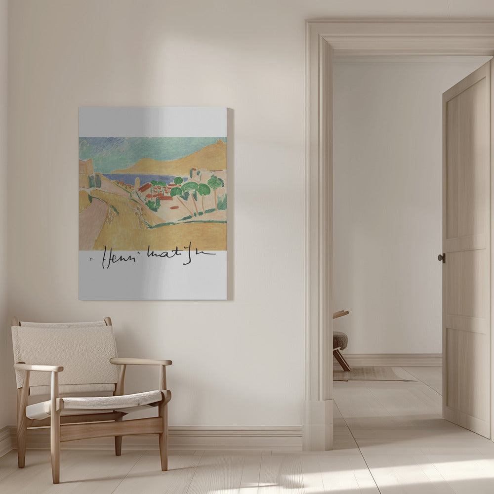 Artwork  Collioure En Aout Autographed -inches