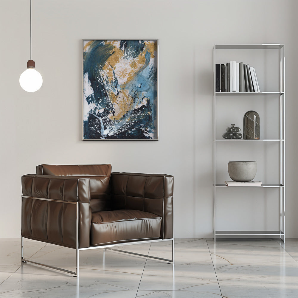  Golden Sea Wall Artwork 0