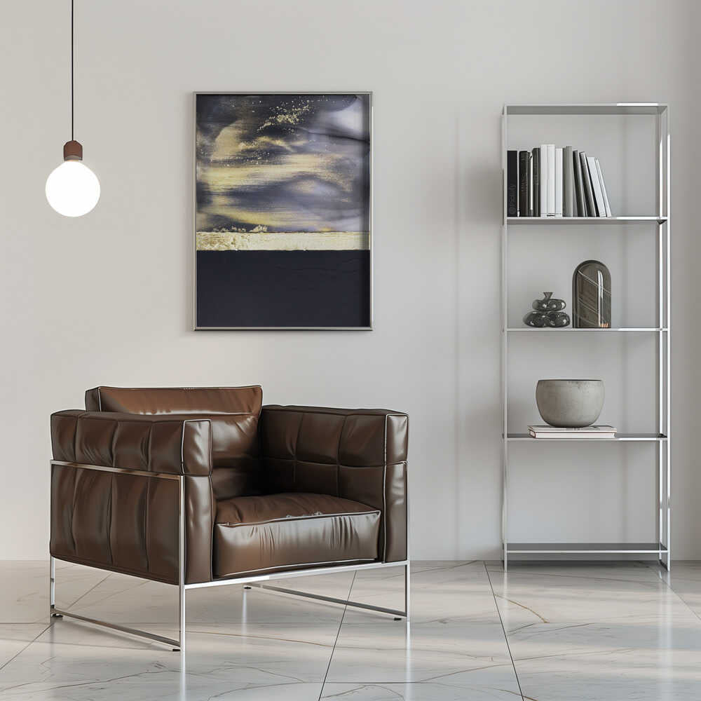 Wall art Gold Noir 2