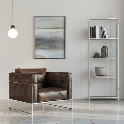 Artwork- Land 8-36X48inches-In Black Floating Frame