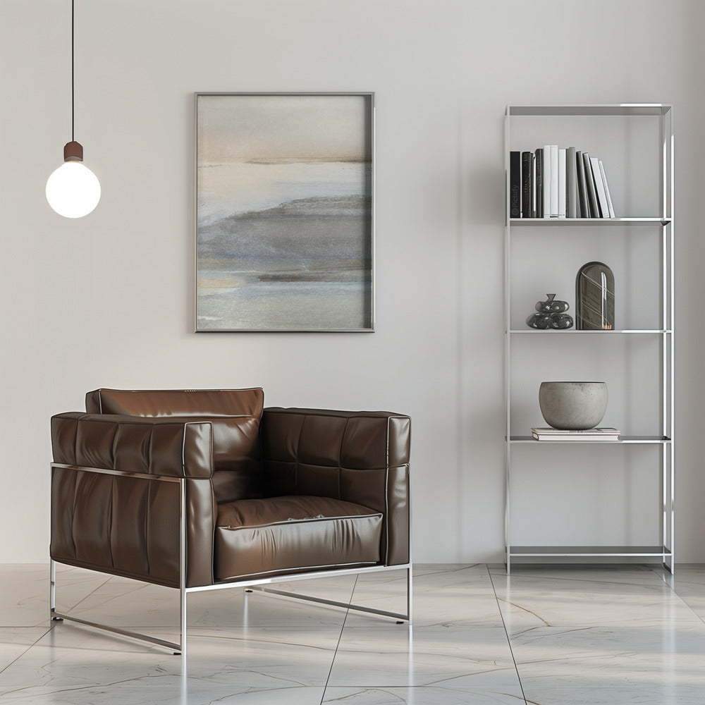 Artwork- Land 10-36X48inches-In Black Floating Frame