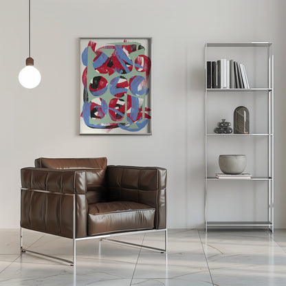 Abstract Art Canvas Print-wall-art-dry-directional-strokes-abstract-03-inches