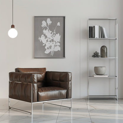 Artwork- Botanical Illustration 10-36X48inches-In Black Floating Frame