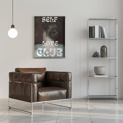 canvas prints Self Love Club No. 816X20inches- Black Frame
