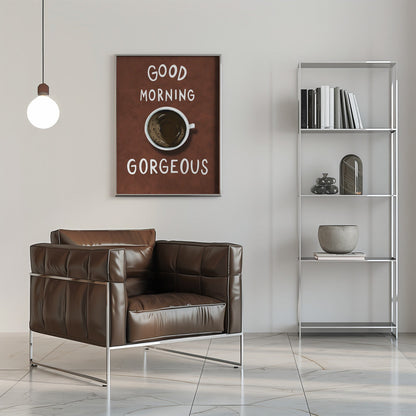 canvas prints Good Morning Gorgeous16X20inches- Black Frame
