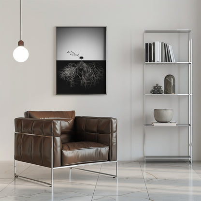 Artwork Do not judge according to appearance16X20inches- Black Frame